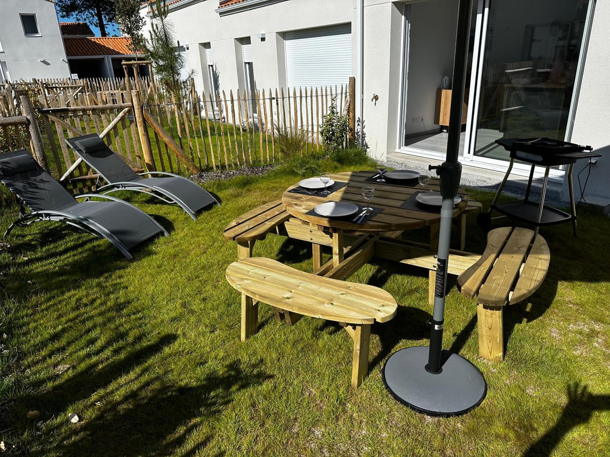 Charmante Maison Entre Mer Et Foret Saint-Jean-de-Monts Eksteriør bilde